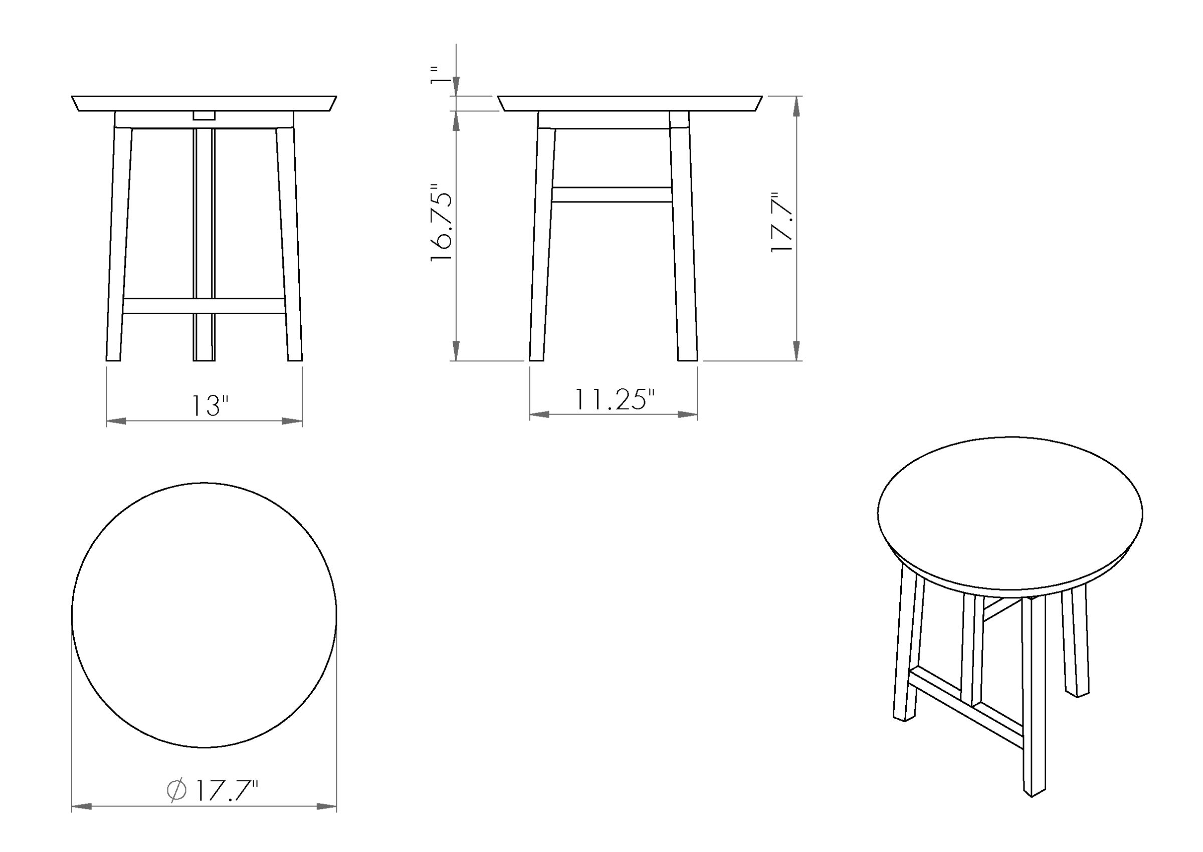 Trio Side Table | Neri & Hu | The Future Perfect