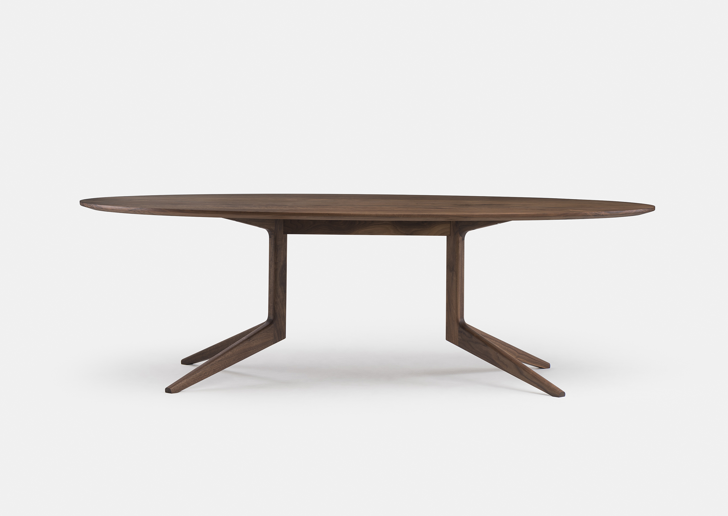 Cross Oval Coffee Table by Matthew Hilton