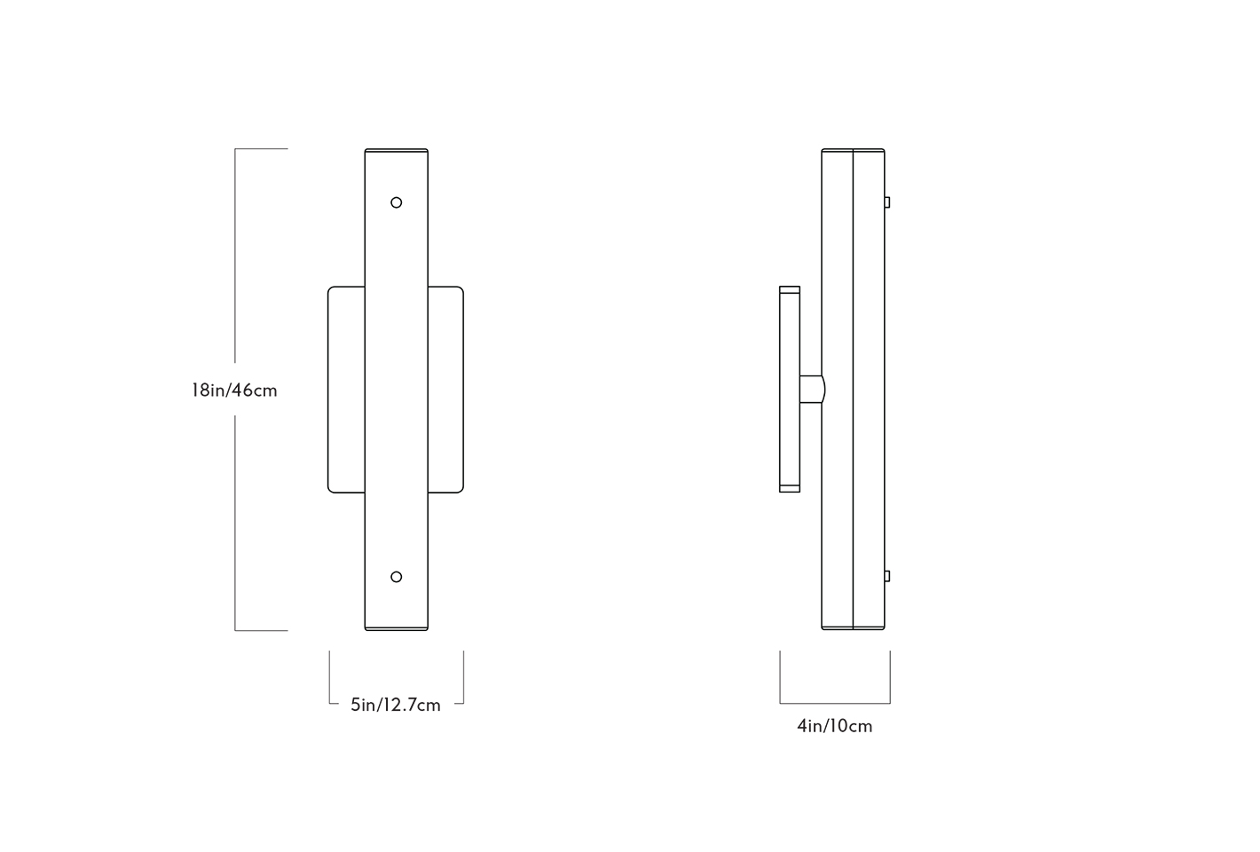 Counterweight Rectangle Sconce | Fort Standard | The Future Perfect