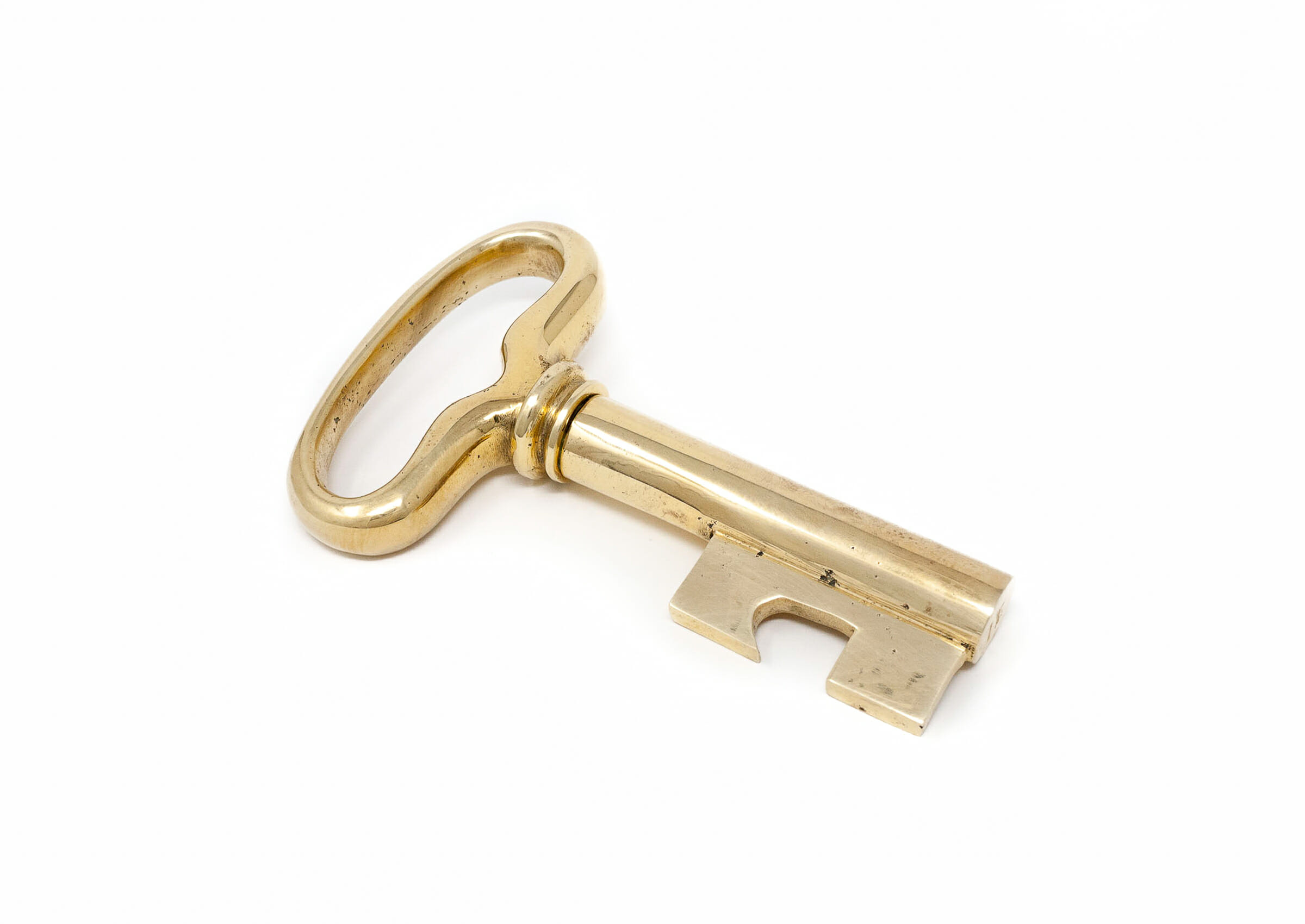 Brass Key Corkscrew by Carl Aubock