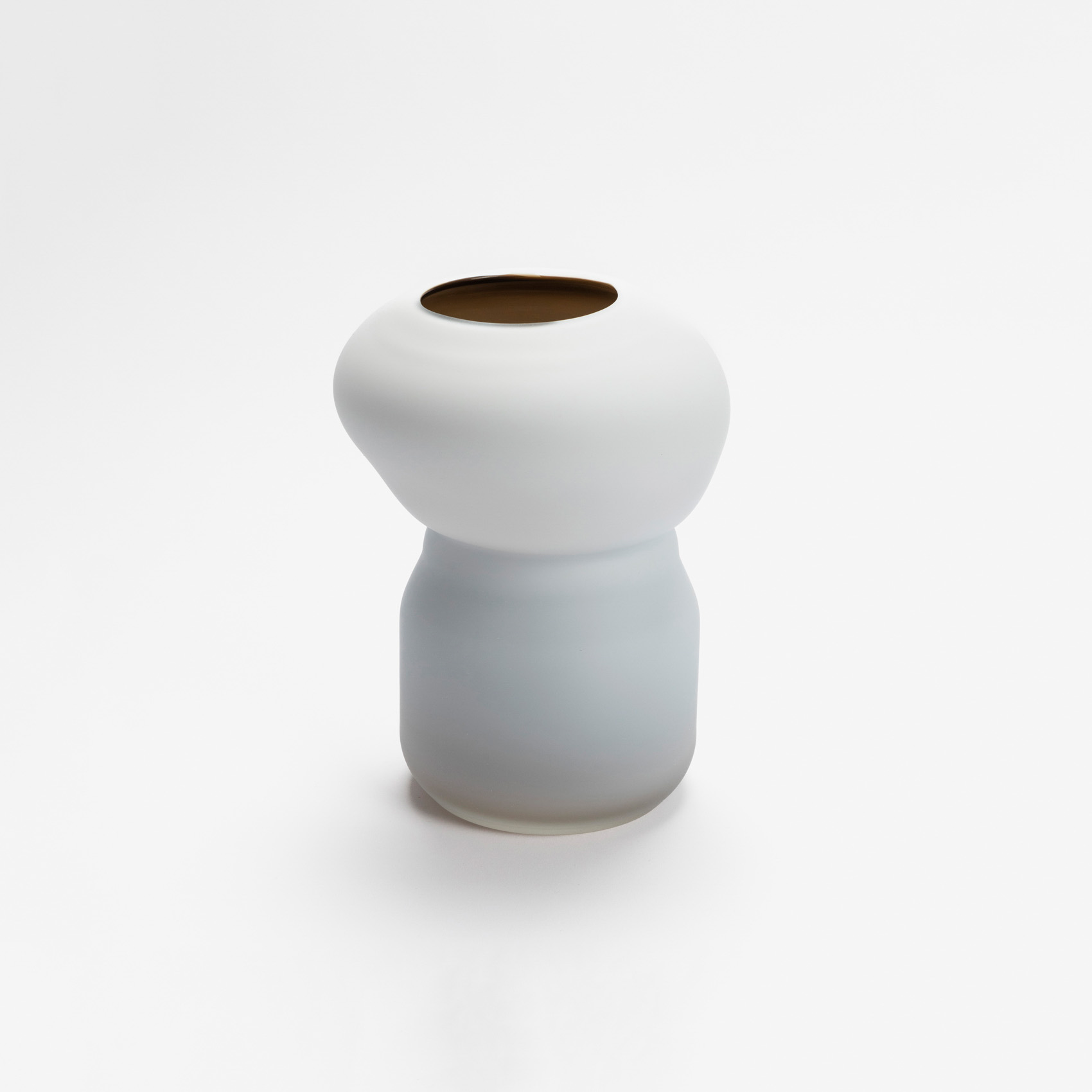 Small Fungus Vase White + Olive 02 | David Valner | The Future Perfect